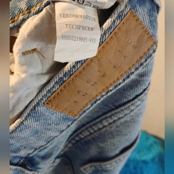 PacSun Blue Skinny Distressed Jeans - Picture 8 of 9